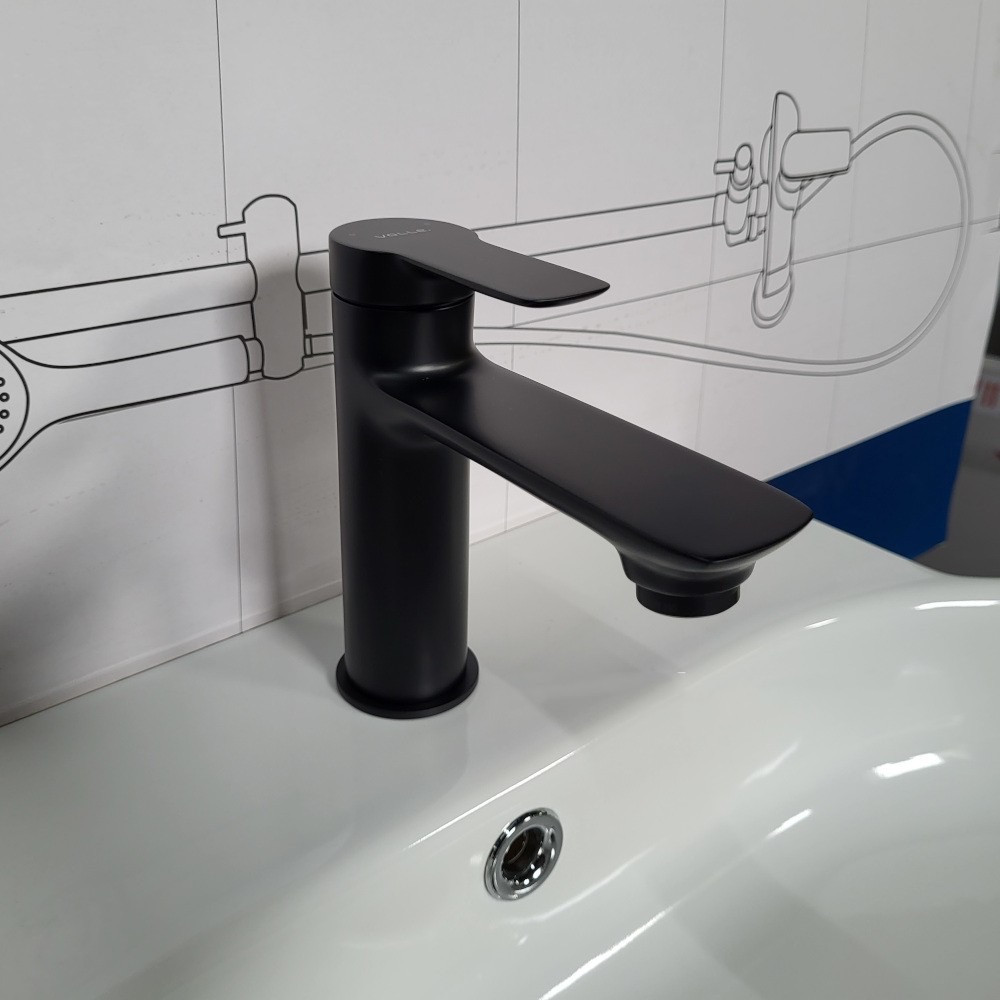 Змішувач для раковини Volle LIBRA de la noche чорний/матовий 1521.010104 Київ - фото 5