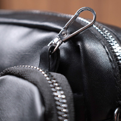 Сумка Vintage С монетницей из экокожи Черная (22796) Винница - изображение 7