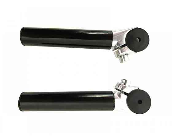 Упори для рук велосипеда (роги) (алюміній, чорні, HX-Y01-01) KL Мукачево