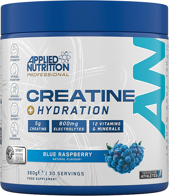 Креатин Applied Nutrition Creatine + Hydration 360 г, Blue Rapberry Луцк - изображение 1