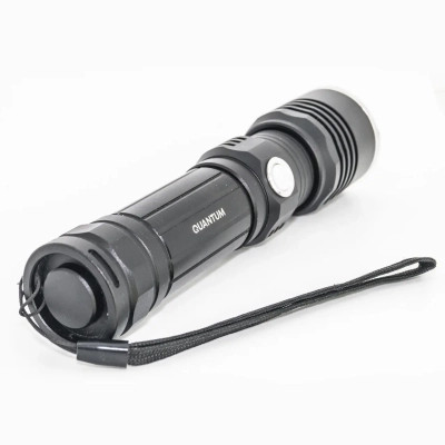 Ліхтар Quantum Solid-M 10W LED з USB + Li-ion18650/2600mAh box (QM-FL1020-18650/2600-CB) Вінниця - фото 4