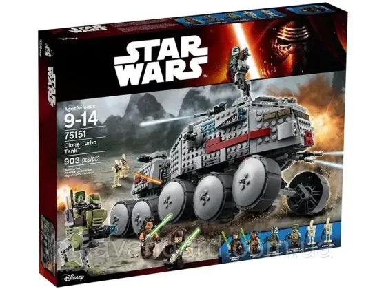 Конструктор Star Wars Турботанк клонів 903 деталі 77031 Хмельницький