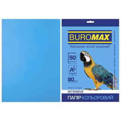 Папір Buromax А4, 80g, INTENSIVE blue, 50sh (BM.2721350-30) Вінниця