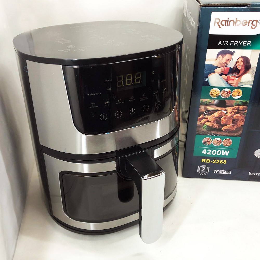 Аэрогриль для приготовления гриля, Фритюрницы електричная, Домашняя фритюрница электрическая без масла IE-54 Львов - изображение 16