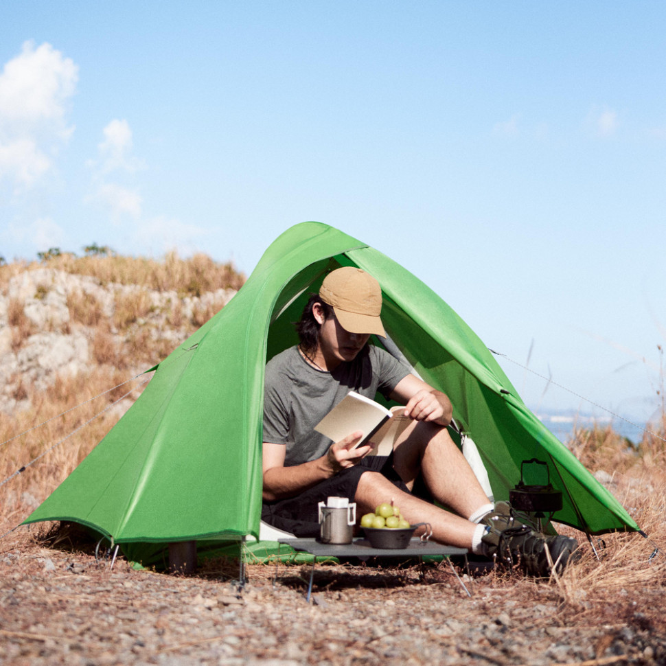 Намет надлегкий одномісний Naturehike Cloud Up Base 1 CNK2450WS032, зелений Київ - фото 9