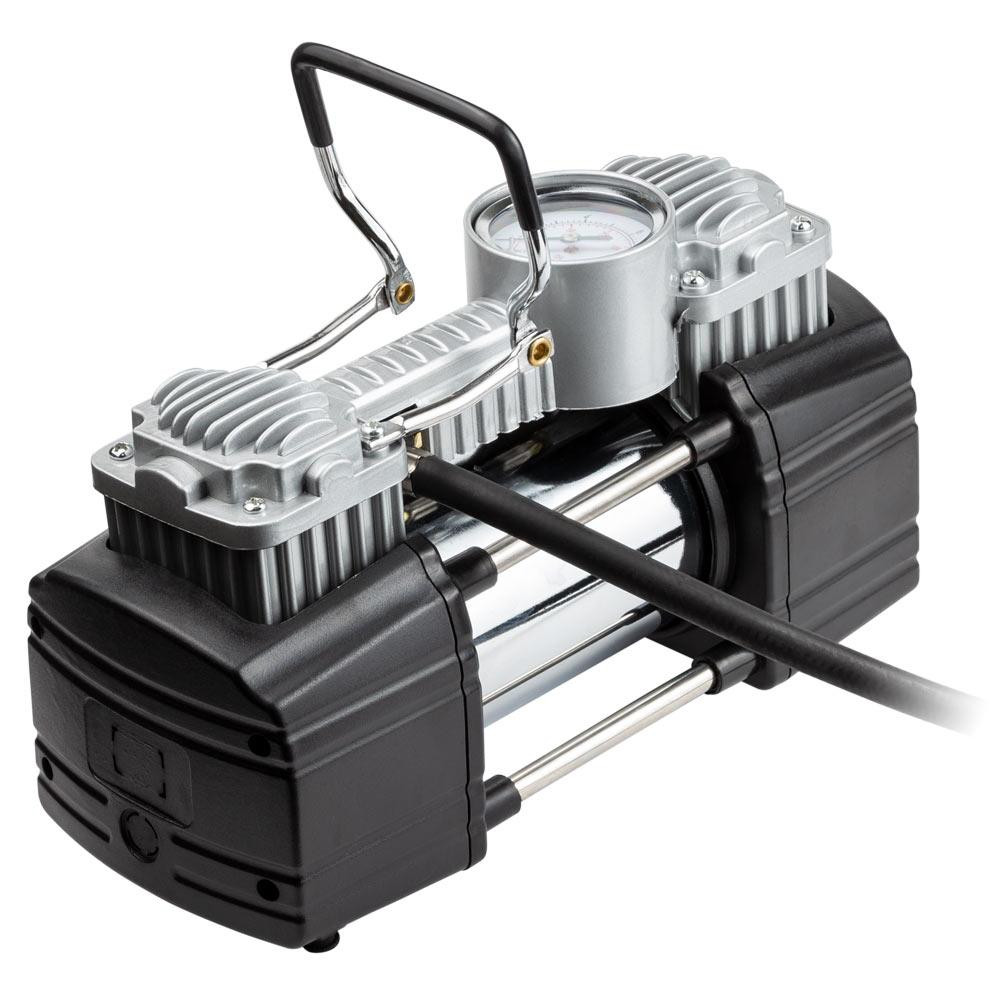 Компресор автомобільний 12 В 300 Вт 25 А 60 л/хв 10бар сумка перехідник на клеми SIGMA (6170281) Київ - фото 5