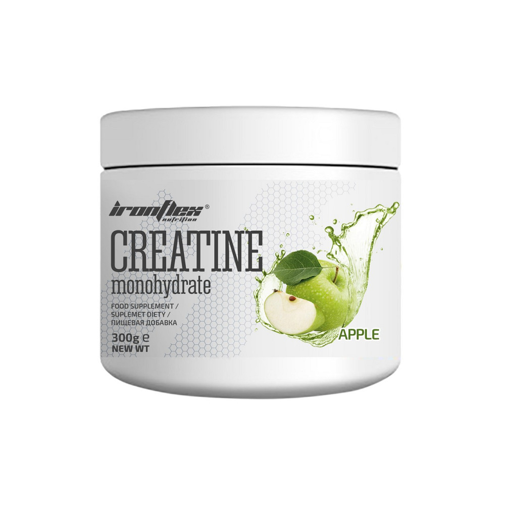 Креатин моногидрат IronFlex Nutrition Creatine Monohydrate 300 g (Apple) Луцк - изображение 1