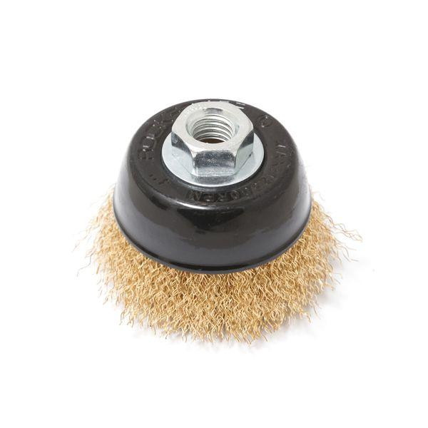 Кордщітка чашеподібна латунна для КШМ 75мм, в блістері Одеса - фото 1