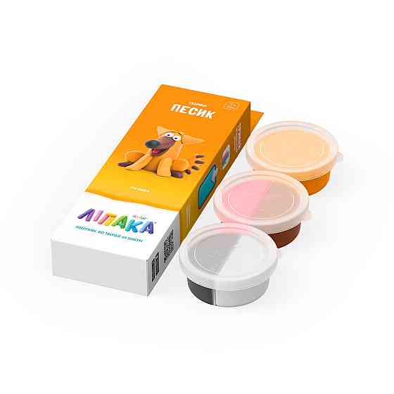 Набір пластиліну, що самостійно твердіє, ЛІПАКА – Песик Днепр