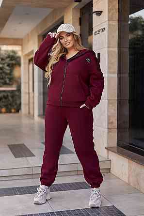 Жіночий спортивний костюм з нашивками "Walker" оптом | Батал Марсала, 50-52 Київ