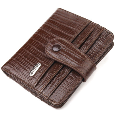 Гаманець Canpellini З натуральної шкіри Коричневий (21691) Вінниця - фото 1