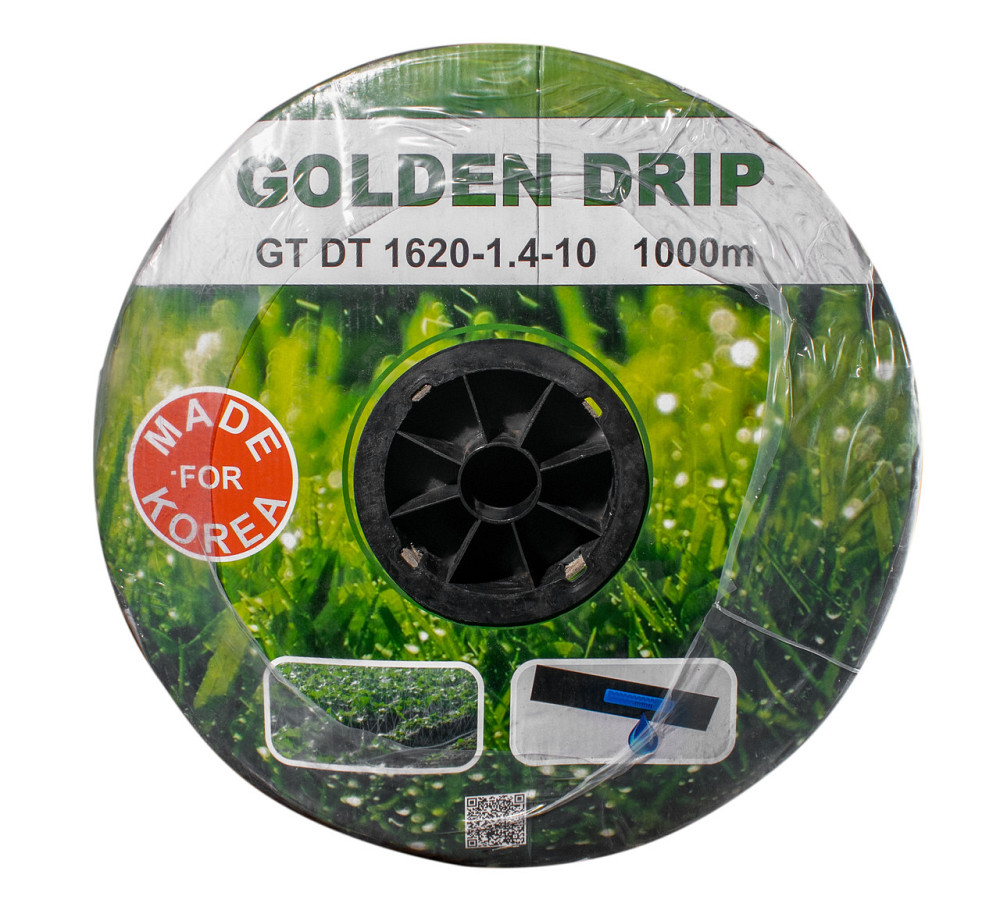 Крапельна стрічка 8 mil крок 10 см бухта 1000 метрів емітерна GOLDEN DRIP Дніпро - фото 3