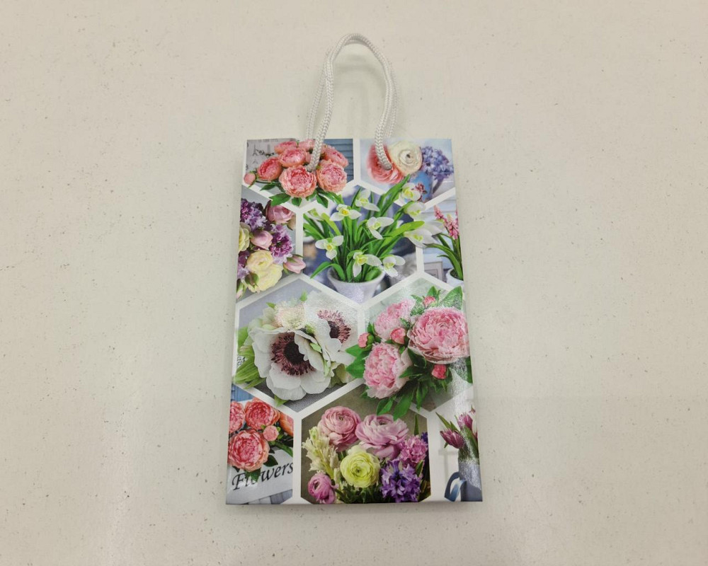 Пакет бумажный подарочный малый 11/18/5(арт М038) (12 шт) Харьков - изображение 3