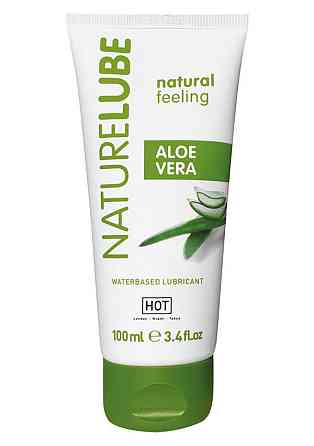Лубрикант на водной основе Hot Nature Lube Aloe Vera, 100 мл Sex Aura Киев