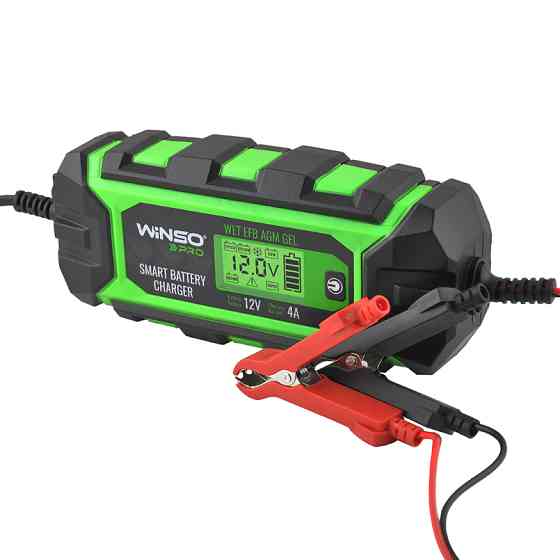 Зарядное устройство АКБ Winso Pro 12В 120А·ч 4А с LCD-экраном Львов