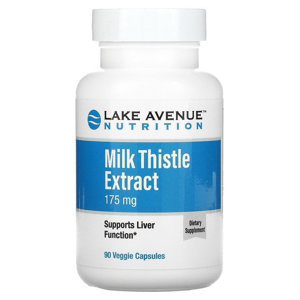 Milk Thistle Extract, 175 mg, 90 Veggie Capsules Луцк - изображение 1
