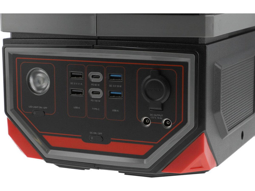 Портативна станція YATO 917 ВтГод, вихід- 1,2 кВт, порти: 230V AC / USB Одесса - изображение 5