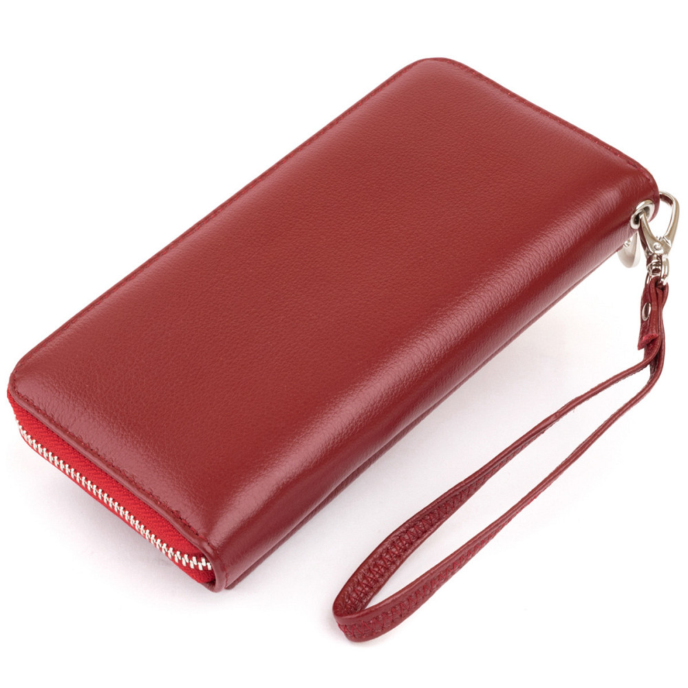Кошелек кожаный женский ST Leather 19293 Бордовый Киев - изображение 2