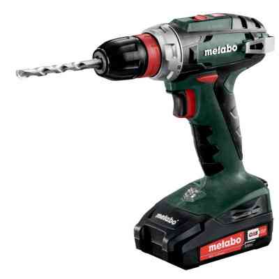 Шуруповерт Metabo BS 18 QUICK 18В, 2х2Ah, 24·48Нм, 0-450·0-1600об/мин, 1.4кг (602217500) Винница