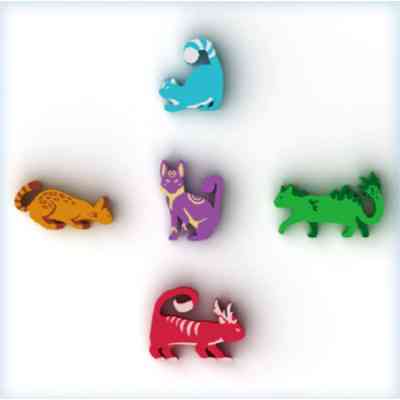 Настільна гра Geekach Games Острів котів. Набір делюкс-котиків Bag’o’Cats (доповнення), українська (GKCH001boc) Вінниця