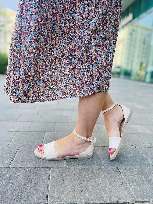 Tamei Босоніжки жіночі Tamei 0571-1 бежеві (літо, шкіра натуральна) (5262) 36-40 Коломия - фото 2