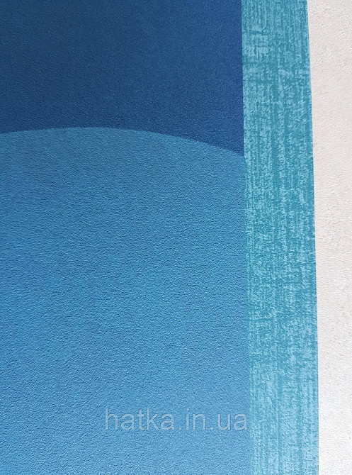 Обои виниловые на флизелине AS creation Geo Effect 0.53х10 детские геометрия 3д синие голубые золото 38595-3 Киев - изображение 2