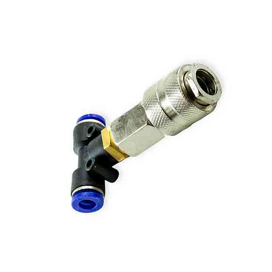 Фитинг тройник d=6 мм с быстросьёмом MVM тормозной Мукачево