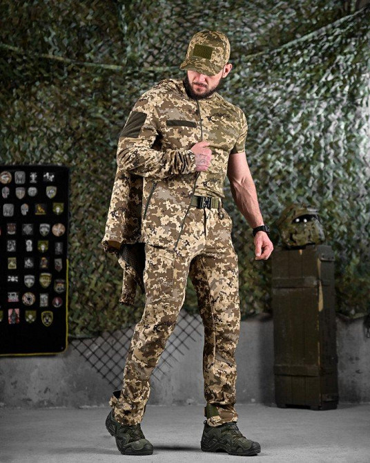 Літній еластичний тактичний костюм hunger 5в1 піксель ДЛ7082 Одеса - фото 9