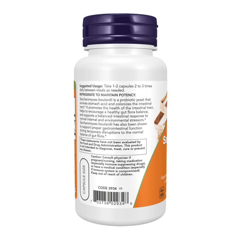 Сахаромицеты буларди Now Foods Saccharomyces Boulardii 60 вег капс Киев - изображение 3