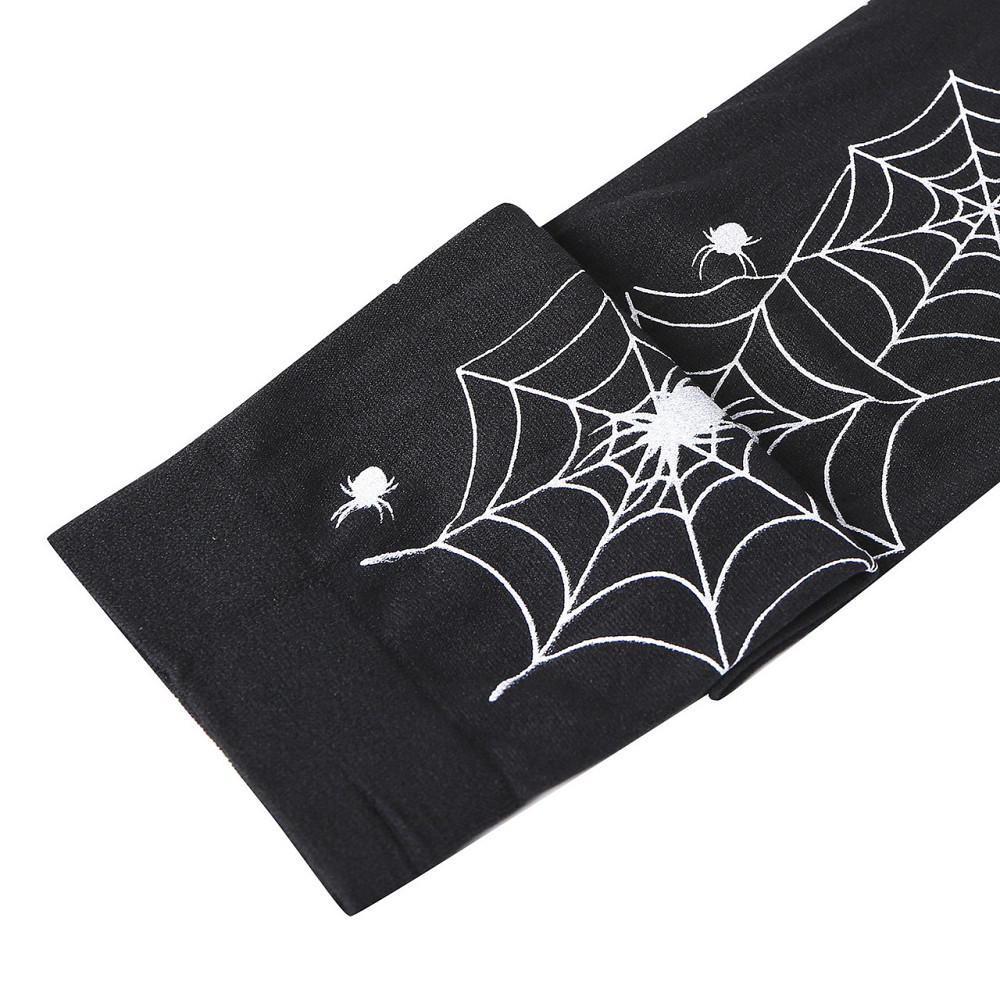 Одяг для Хеллоуїна панчохи Павутина one size чорно-білий Київ - фото 3