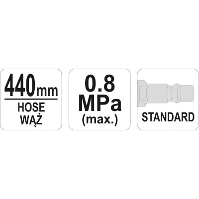 Пистолет для подкачки колес Yato для подкачки колес (YT-23703) Винница - изображение 4