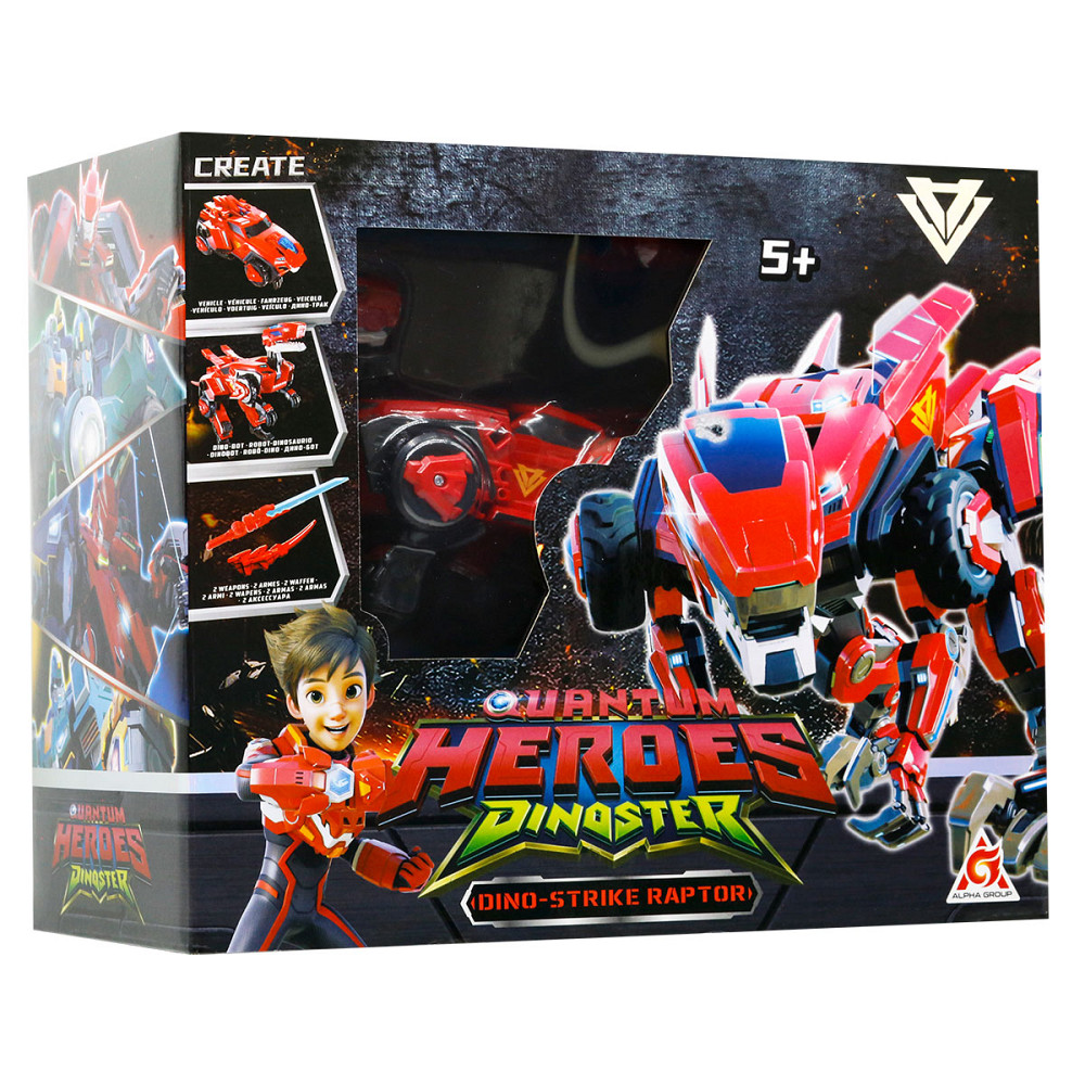 Динозавр-трансформер Dinoster - Мега Дино-Страйк Раптор Дніпро - фото 11