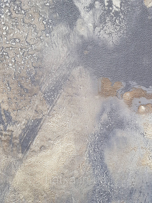 Шпалери вінілові на флізеліні метрові Sintra Edelina абстракція космос чорні сірі золотисті структурні 3д Київ - фото 3