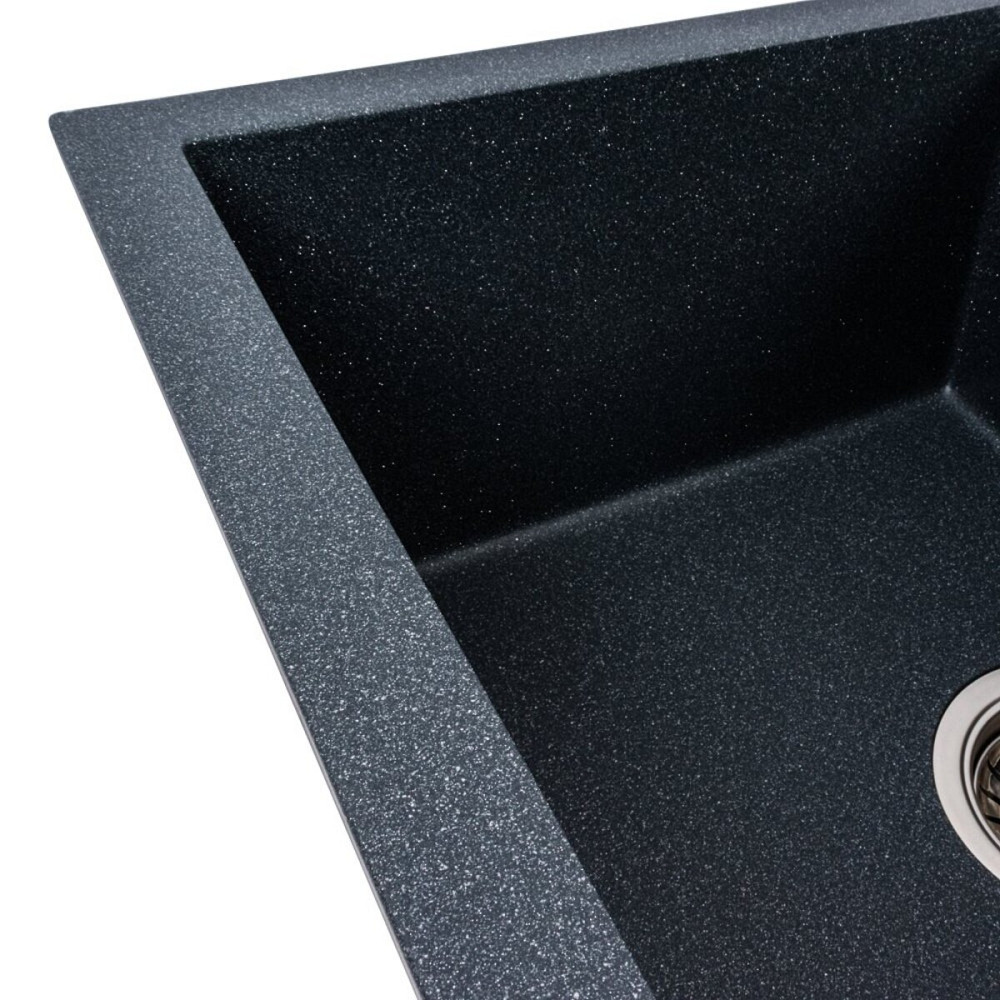 VALESO Гранітна мийка VALESO CRIPTA 6550 матова Антрацит Коломыя - изображение 5