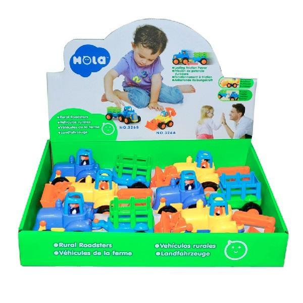 Набір машинок Hola Toys Бульдозер і трактор 6 шт. (326AB-6) Харків - фото 5
