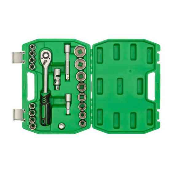 Набір інструментів INTERTOOL 21од., 1/2" - для набір інструменту в пластиковому кейсі Львів