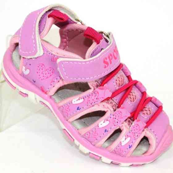 Босоножки детские на липучках для девочек 21р Киев