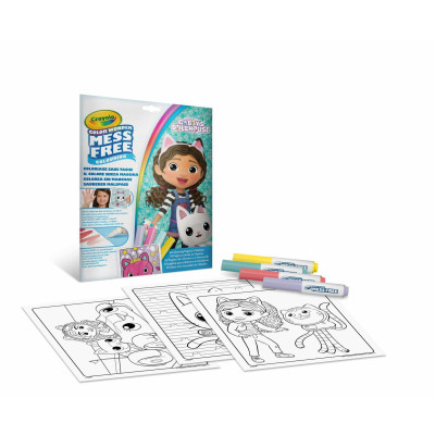 Набор для творчества Crayola Gabby's Dollhouse Розмальовка 18 сторінок та 4 фломастери (75-2861) Винница - изображение 2