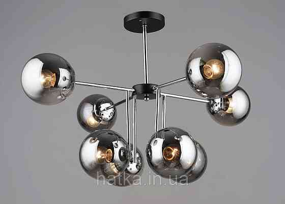Люстра K2307/8 Черный + Хром Киев