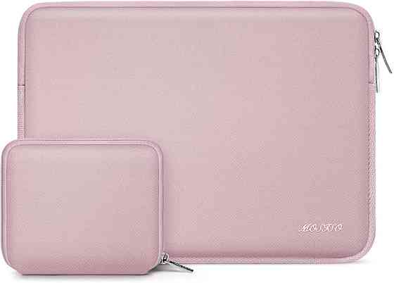 Чохол для ноутбука Mosiso Laptop Sleeve Neoprene baby pink 11" 31x23x2 см водонепроникний флісовий тонкий Київ