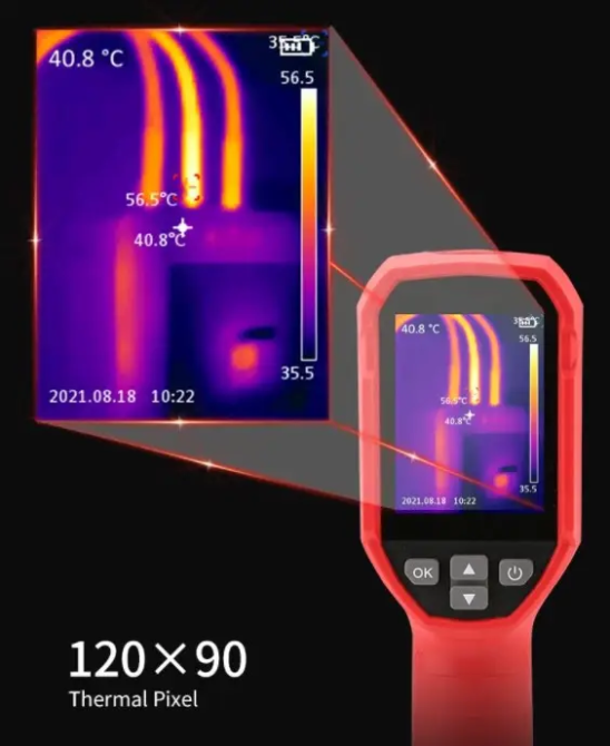 Цифровой инфракрасный тепловизор UNI-T UTi120S IP54 Киев - изображение 6