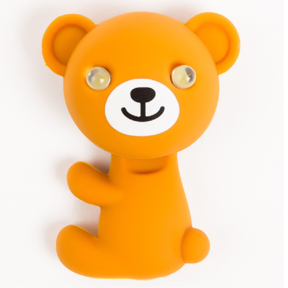 Мигалка для детского велосипеда Zoonimal Медведь, LED, на подседел. Свечение: Красный Київ - фото 1