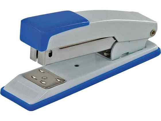 Степлер мет. до 20арк. (скобы No24, 26), JOBMAX, синий BM.4258-02 ТМ BUROMAX Киев