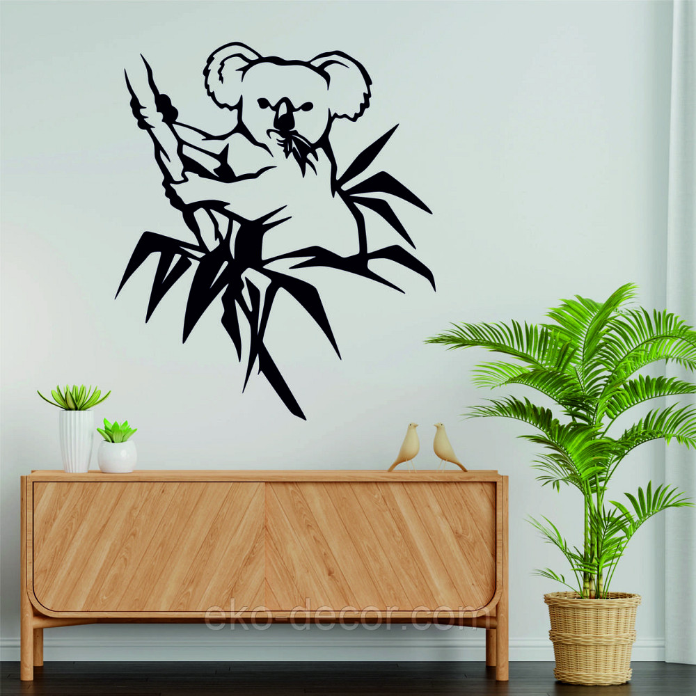 Декоративное настенное Панно «Коала»  Декор на стену 90*77 см, Черный Киев - изображение 4