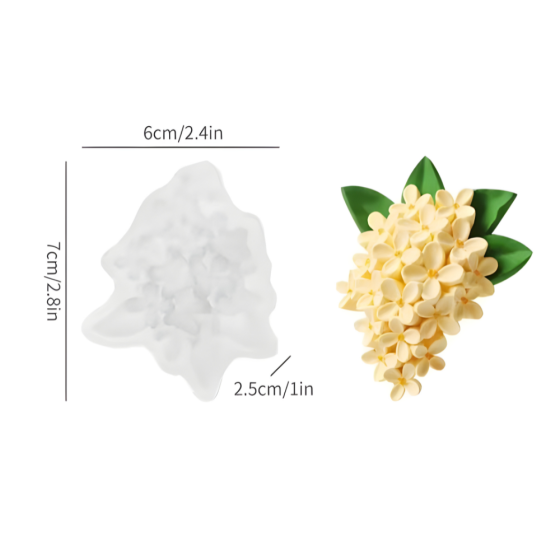 Силіконова форма для виготовлення свічки, молд для виготовлення свічок з соєвого, бджолиного воску і парафіну 70 х 60 х 25 мм Кам'янець-Подільський