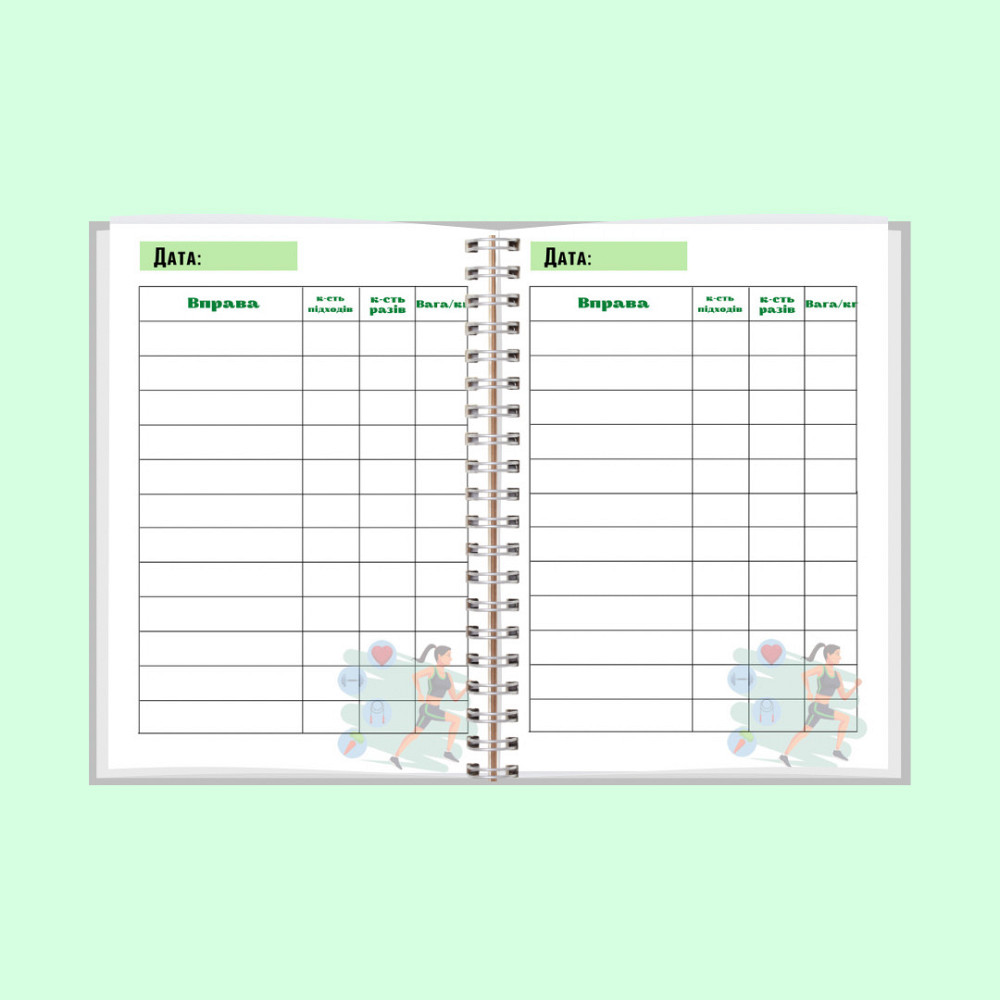 Фітнес щоденник А5 жіночий Дніпро - фото 5