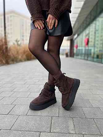 Jasmine Угги жіночі Jasmine коричневі натуральна замша зимові (5724) Коломия