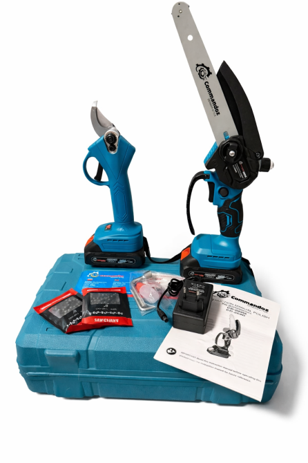 Набор пыли и секатора на аккумуляторе Commando 36 В 4 А. г,Секатор с пилой в кейсе 4500 об мин Львов - изображение 7