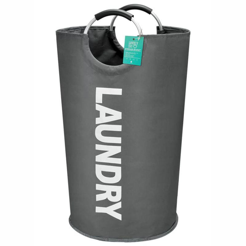 Корзина органайзер для вещей, игрушек Lovely Svi - 38 x 72 см (82 л) портативный водонепроницаемый - Серый Киев - изображение 1