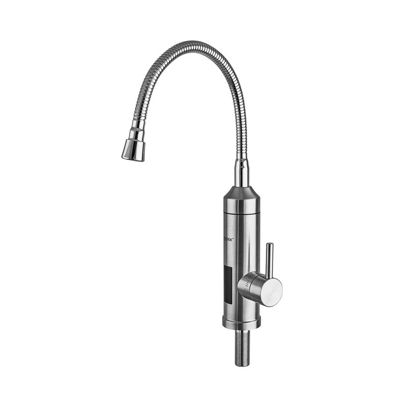 Водонагрівач 3,3 kW проточний, нержавіюча сталь, з індикатором температури, рефлекторний вилив, на мийку ZERIX ELW35-EF (ZX5577) Київ - фото 3